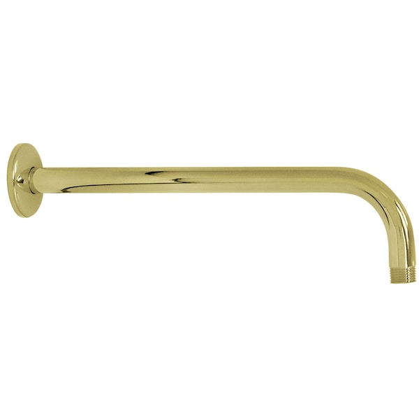 Claremont Raindrop Shower Arm, Polished Brass